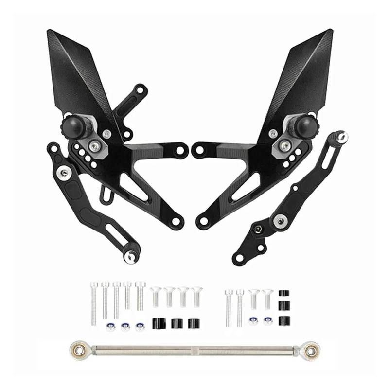 Motorrad-Armlehnen-Handgriff Verstellbare Fußrastenanlage Für Motorräder Fußrasten Pedale Fußrastenanlage Verkleidungs-Winglet Für CBR650R CBR650F CB650R CB650F 2019 2020 2021 Motorrad-Beifahrerhalteg von FZCSIMR