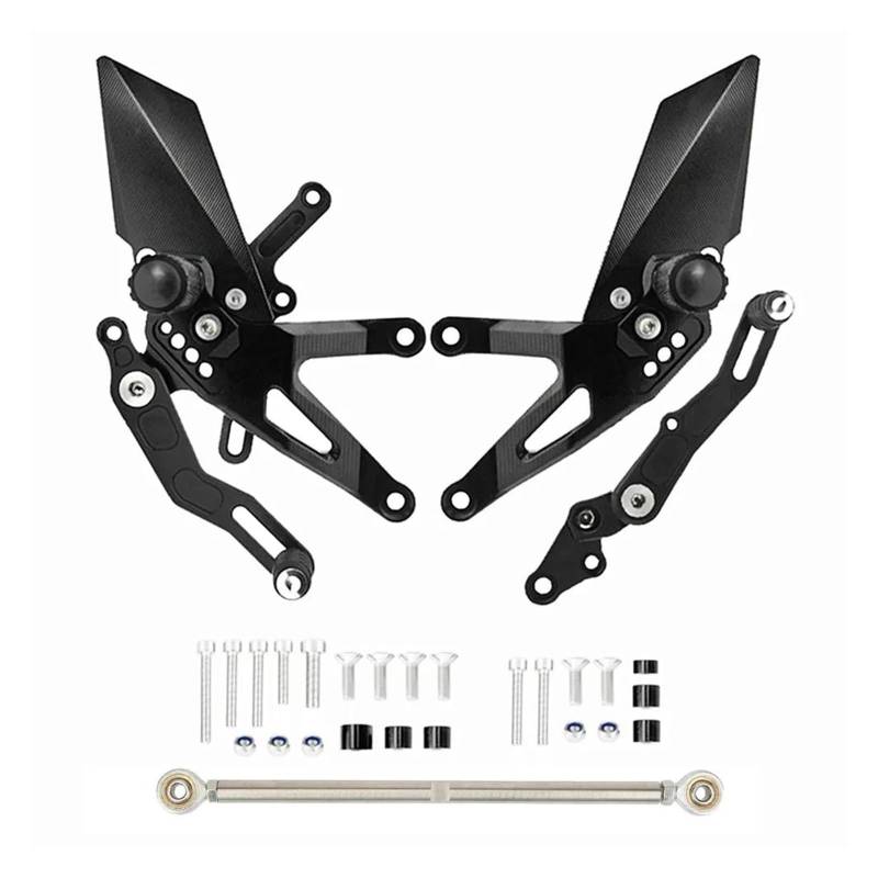 Motorrad-Armlehnen-Handgriff Verstellbare Fußrastenanlage Für Motorräder Fußrasten Pedale Fußrastenanlage Verkleidungs-Winglet Für CBR650R CBR650F CB650R CB650F 2019 2020 2021 Motorrad-Beifahrerhalteg von FZCSIMR