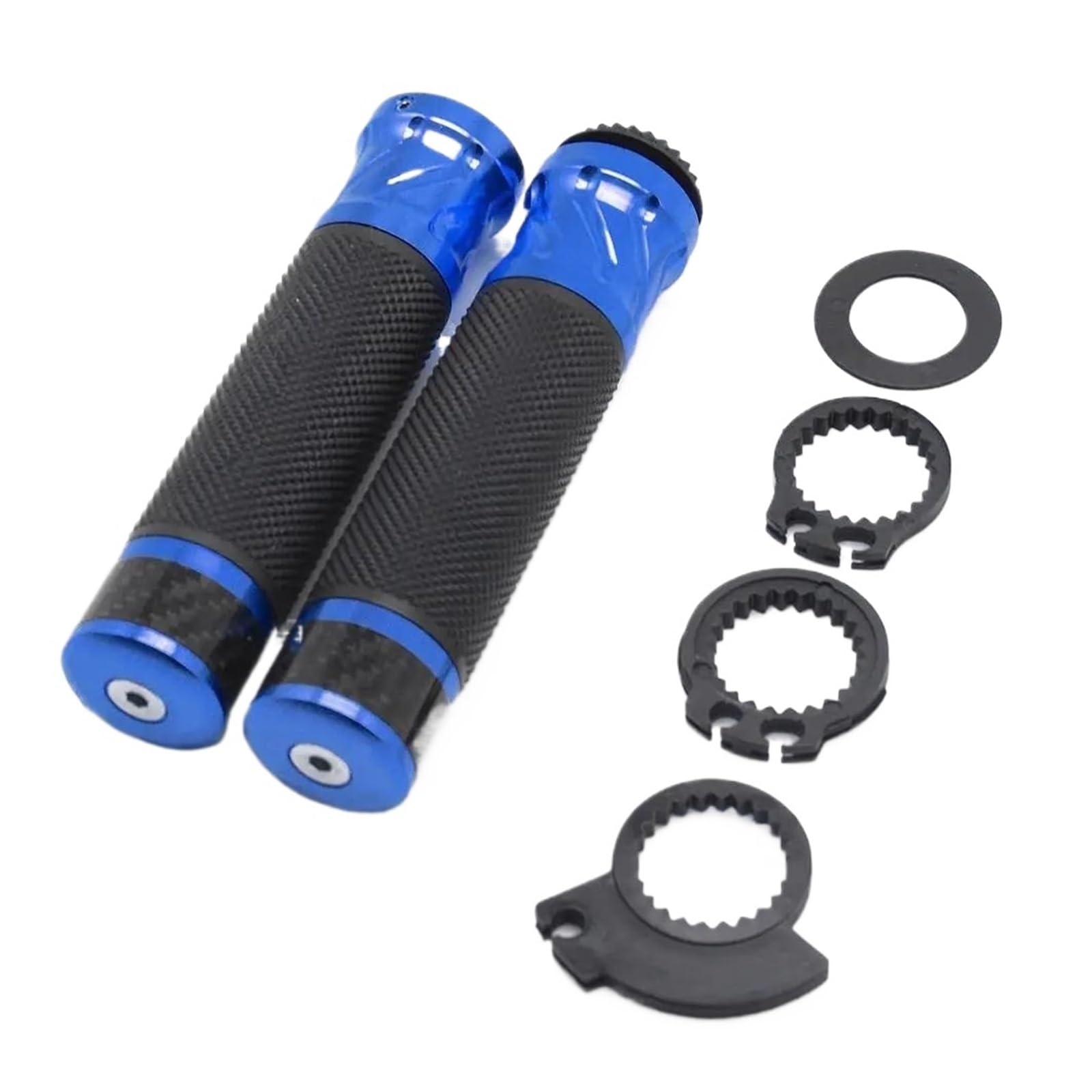 Motorradgriff Für CBR900RR NC700 S X VTX1300 CBR650F CB650F CB CBR 650 7/8 22MM Motorrad-Lenkerkappen Lenkergriffe Motorradgriffabdeckung(BLAU) von FZCSIMR