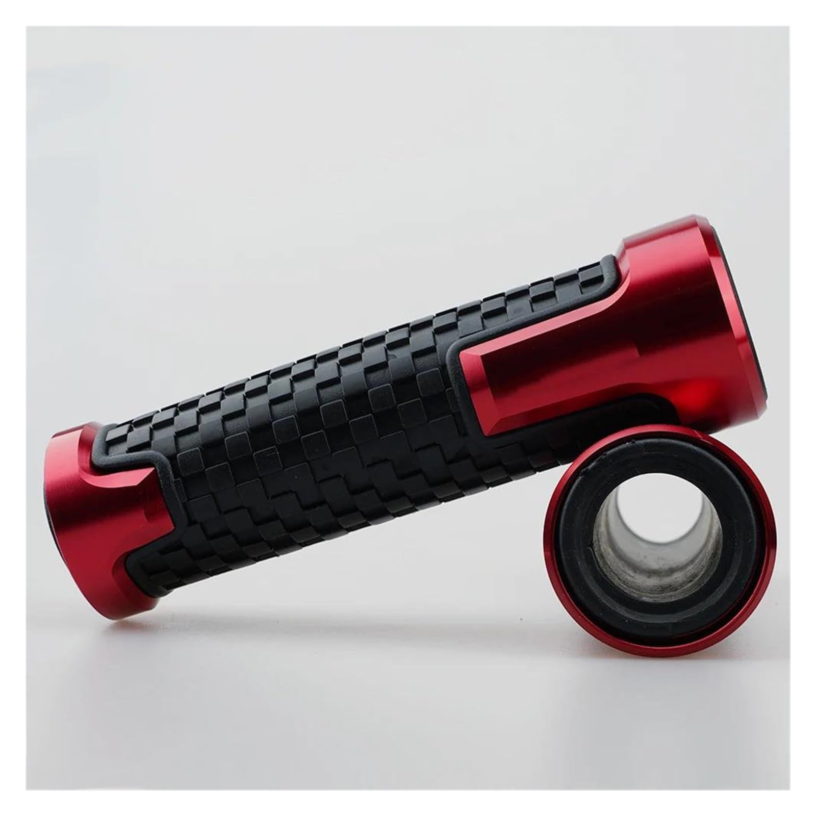 Motorradgriff Für NIU N1 N1S M1 U1 M+ NGT 7/8" 22mm Motorrad Anti Rutsch Gummi Lenkergriff Lenkerhandgriffe Zubehör Motorradgriffabdeckung(Rot) von FZCSIMR