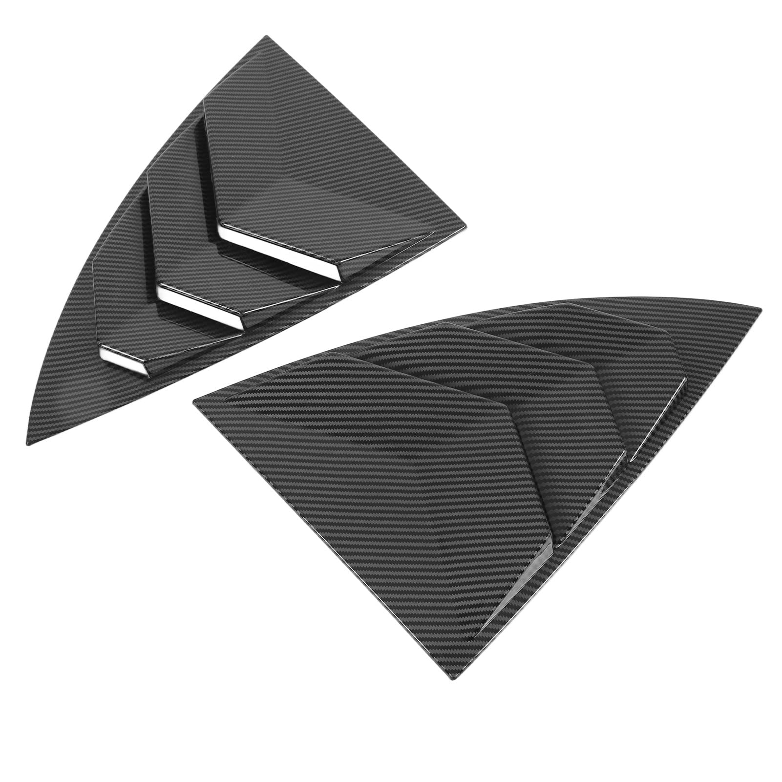 2 Stück Seitenfenster-Spoiler für Modell Y, Dreieck-Splitter-Schattenabdeckung mit Glatter Oberfläche, Seitenfenster-Lamellen-Splitter für Modell Y 2021 Bis 2023 von Fabater