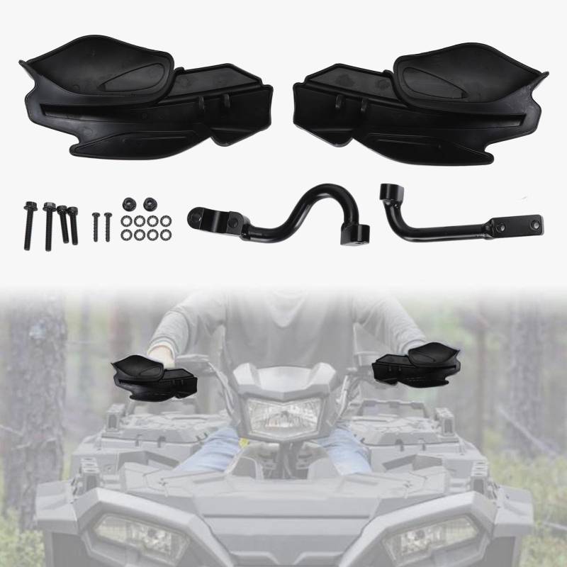 ATV-Handschützer, Handprotektoren für Dirtbikes, 2876846 2879380 2889341, Motorrad Handschutz für Sportsman Scrambler 400 450 570 850 XP 1000, Handschutzhalterung von Fabater