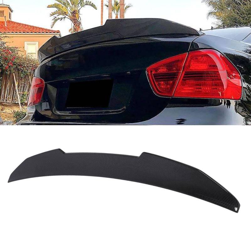 Heckspoilerflügel für 5er-Serie E60 Limousine 2004–2010, für M5 E60 2004–2010, Aerodynamischer Sport-Rückseitenspoilerlippen-Heckflügel Im PSM-Stil, Verbessert die Fahrstabilität von Fabater