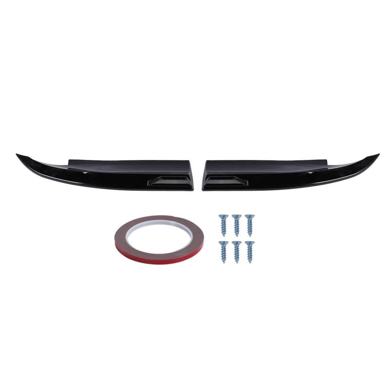 Heckstoßstangen-Canard-Diffusor, 2 Stück Auto-Seitenschweller-Lippensplitter, Heckstoßstangen-Lippensplitter-Diffusor-Spoiler-Kit, Kompatibel mit C-Klasse W204 AMG-Line 2008–2014 von Fabater