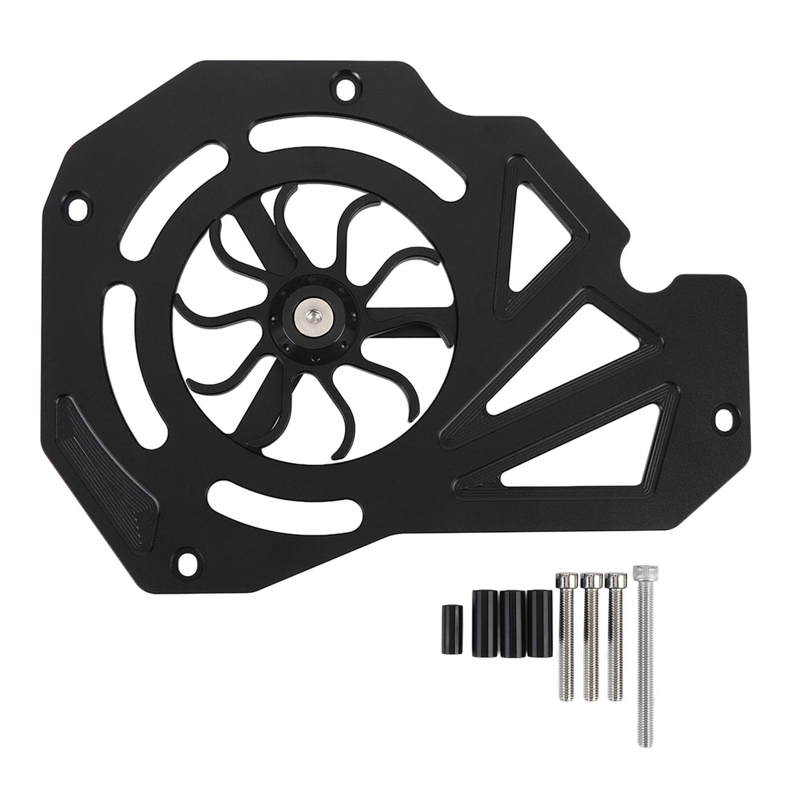 Schutzabdeckung für Motorrad-Kühlerschutz, kompatibel mit ADV 160 2022–2024, 160 2021–2024, Aluminiumlegierung, stilvoller Look, Ersatz für Motorrad-Wassertankschutz (BLACK) von Fabater