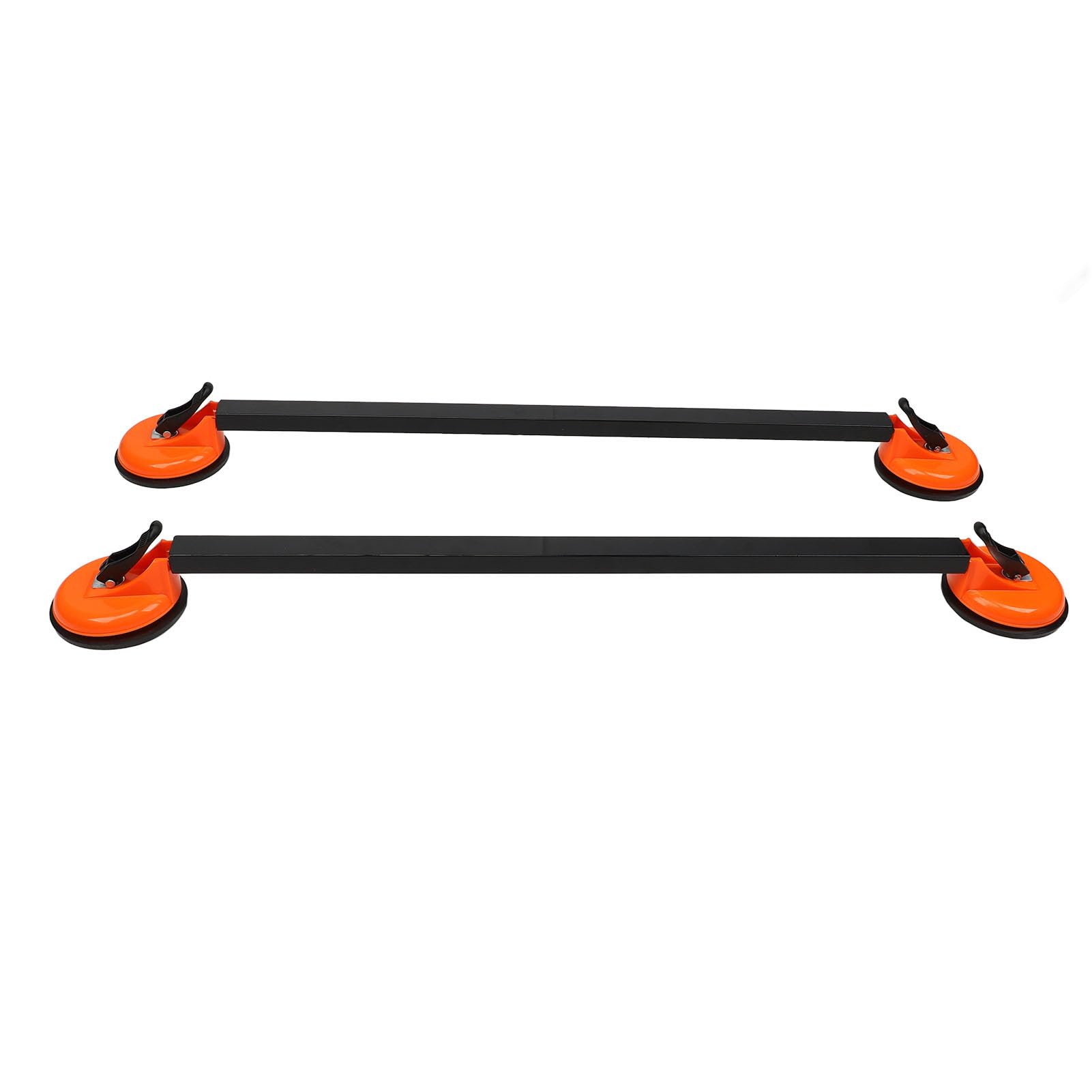 Universal Roof Rack Cross Bars, 2 Pcs 36,22 Zoll Stahl Rohr Saugnapf Halterung Auto Top Querstangen für Dach Fracht Träger Gepäck Kajak Kanu Fahrrad Snowboard von Fabater