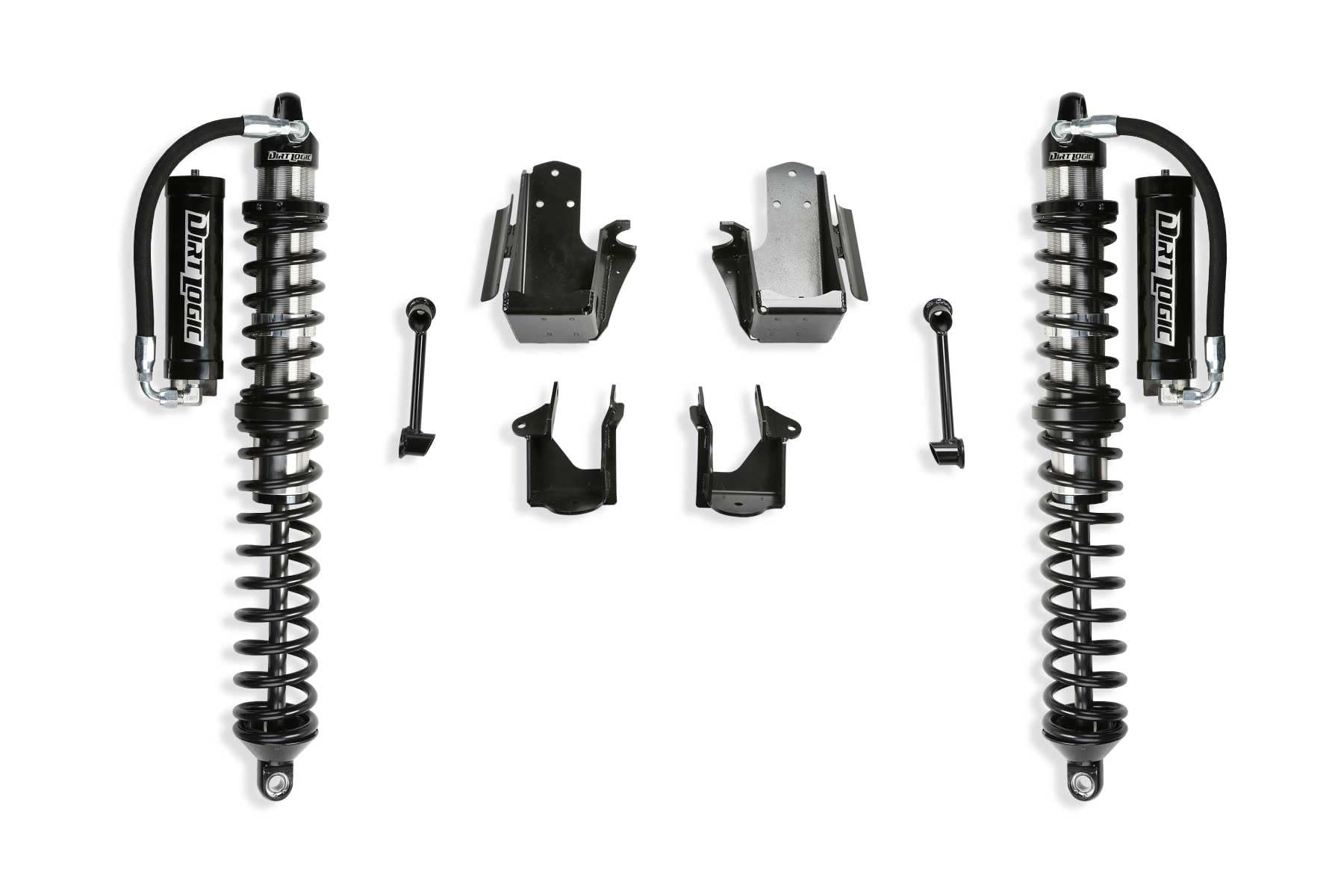 Fabtech - 20-22 Jeep JL/JT 4WD Diesel 7,6 cm Crawler Gewindefahrwerk Conv. w/DL 2.5 Resi (K4211DL) von Fabtech