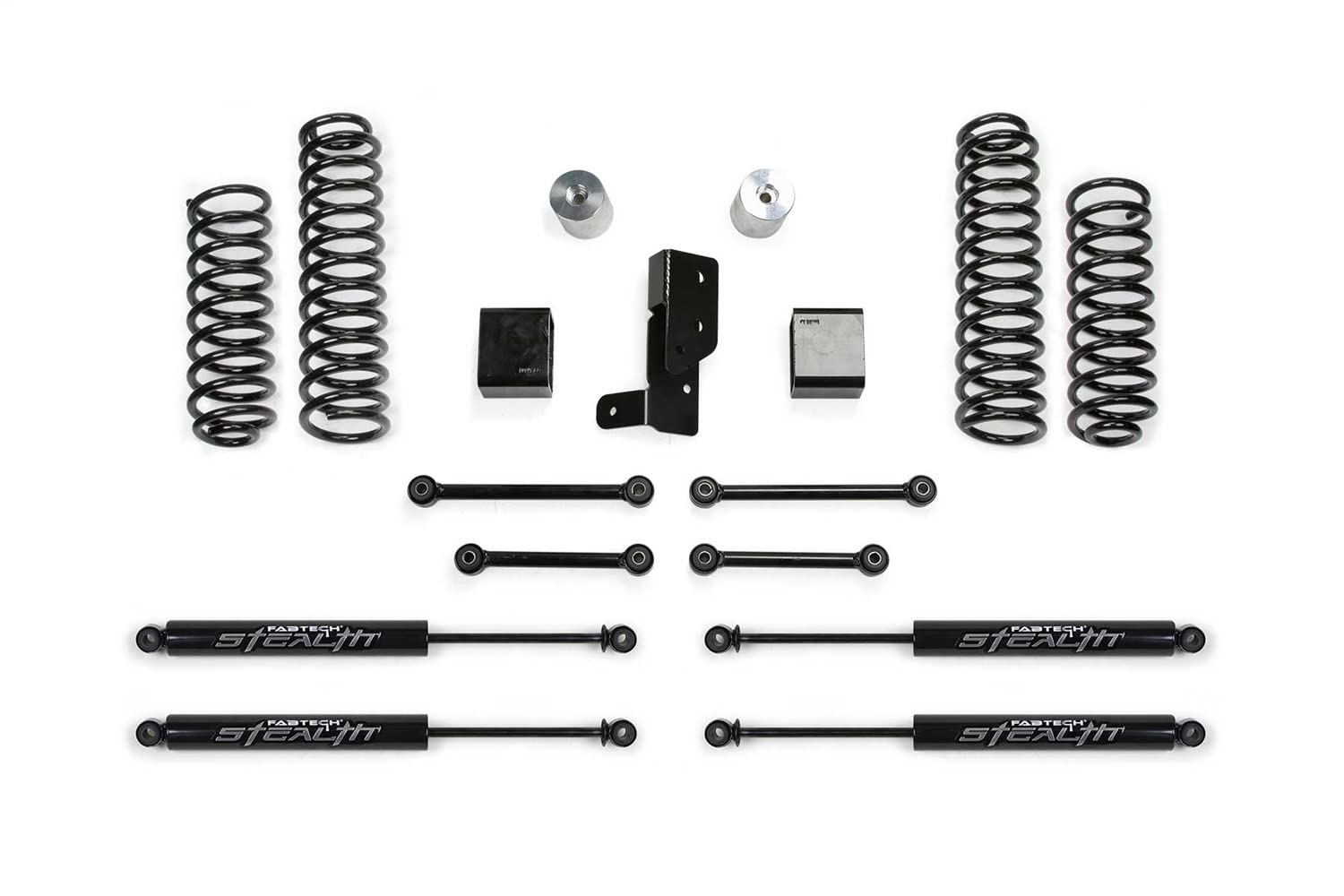 Fabtech 2021 Jeep JL 4XE 4 Dr 7,6 cm Sportsystem mit Stealth (K4200M) von Fabtech