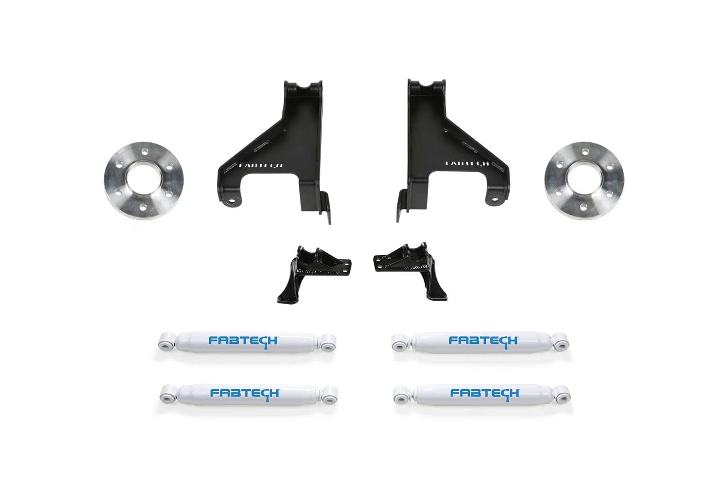 Fabtech AUX-Stoßdämpfer-Set mit PERF SHKS 2015–21 Sprinter 3500 4WD K9012 von Fabtech