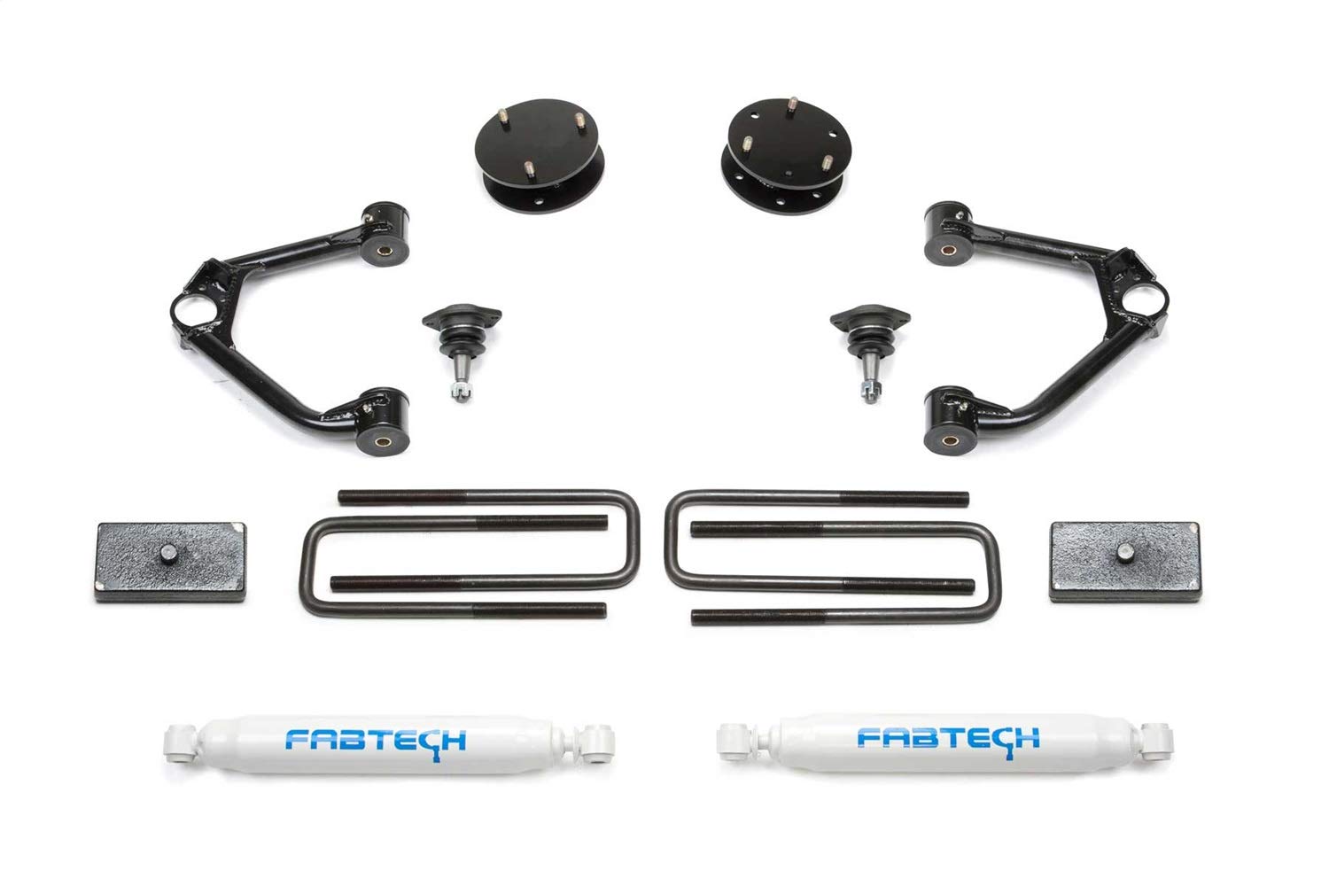 Fabtech K1126 Budget Lift System w/Shock 8,9 cm Lift inkl. Performance Shocks Budget Lift System w/Shock von Fabtech