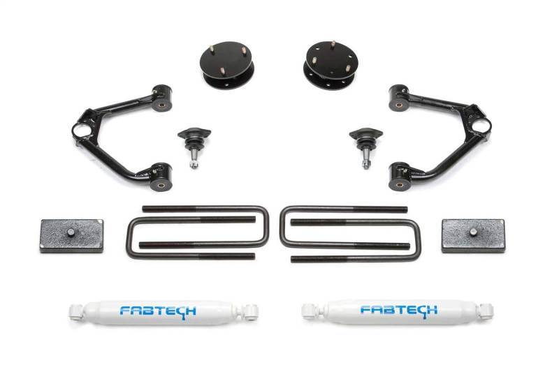 Fabtech K1126 Budget Lift System w/Shock 8,9 cm Lift inkl. Performance Shocks Budget Lift System w/Shock von Fabtech