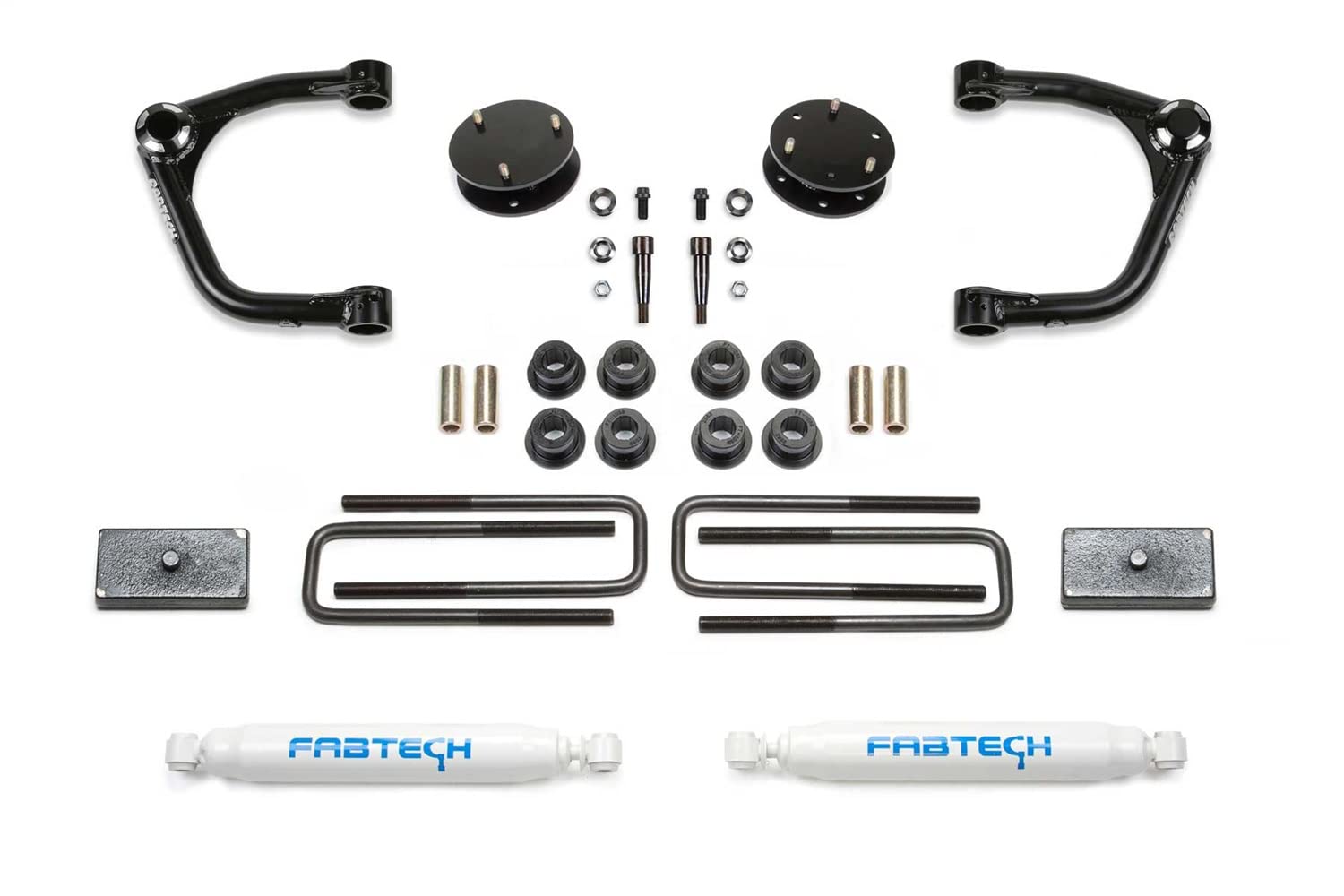 Fabtech K1129 Uniball Lift System w/Shocks 3,5 Zoll Lift hinten inkl. Performance Shocks Uniball Lift System w/Shocks von Fabtech