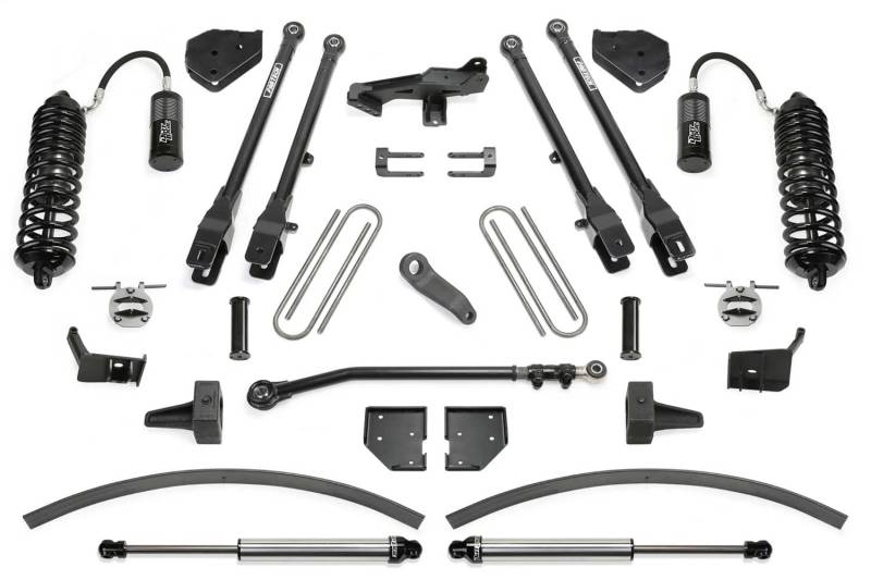 Fabtech K2302DL 4 Link Lift System 20,3 cm Lift inkl. Front Dirt Logic Resi 4.0 Stoßdämpfer und hinten Dirt Logic 2.25 Shocks 4 Link Lift System von Fabtech