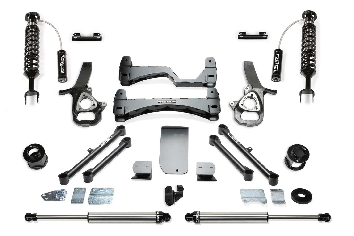 Fabtech K3088DL Performance Lift System 15,2 cm Lift w/Dirt Logic SS 2.5 Gewindefahrwerk Resi Rear Dirt Logic SS Performance Lift System von Fabtech