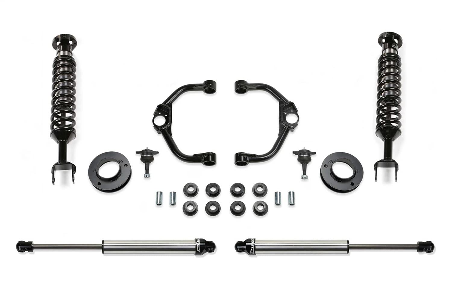 Fabtech K3169DL Traggelenk Querlenker Lift System 7,6 cm Lift w/Dirt Logic 6,3 cm / 5,7 cm für PN[FTS23202/FTS23207/FTS811472] Kugelgelenk Querlenker Lift System von Fabtech