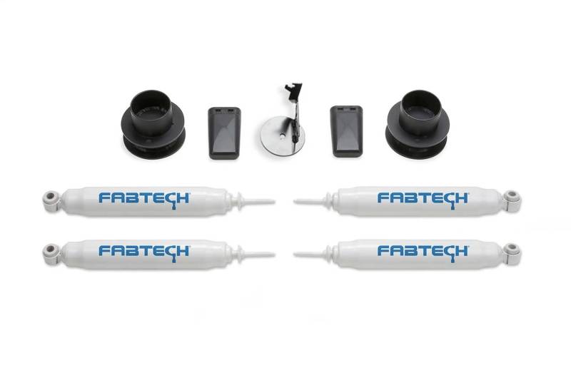 Fabtech K3191 Spulen-Abstandshalter inkl. 2,5 Zoll Spulen-Abstandshalter mit Leistungsschocks für PN [FTS23227/FTS7236] Spulen-Abstandshalter System von Fabtech