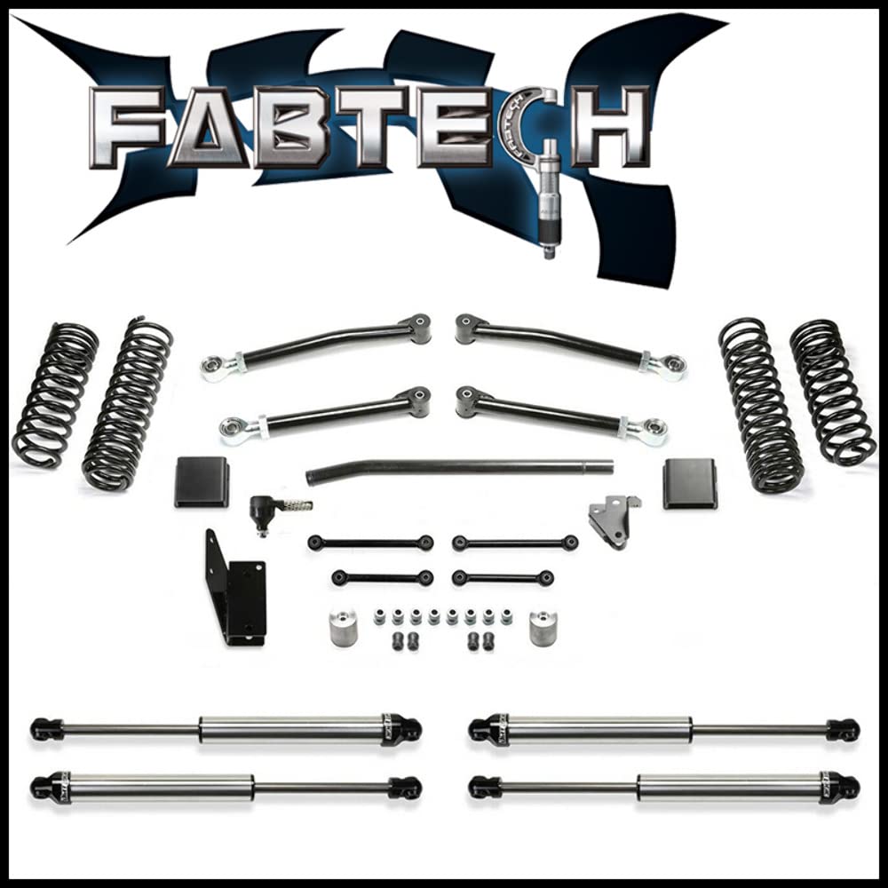 Fabtech K4167DL Trail Lift System 7,6 cm Lift w/DLSS Stoßdämpfer für PN [FTS24245/FTS24246/FTS24247/FTS24210/FTS811402/FTS811502] Trail Lift System von Fabtech