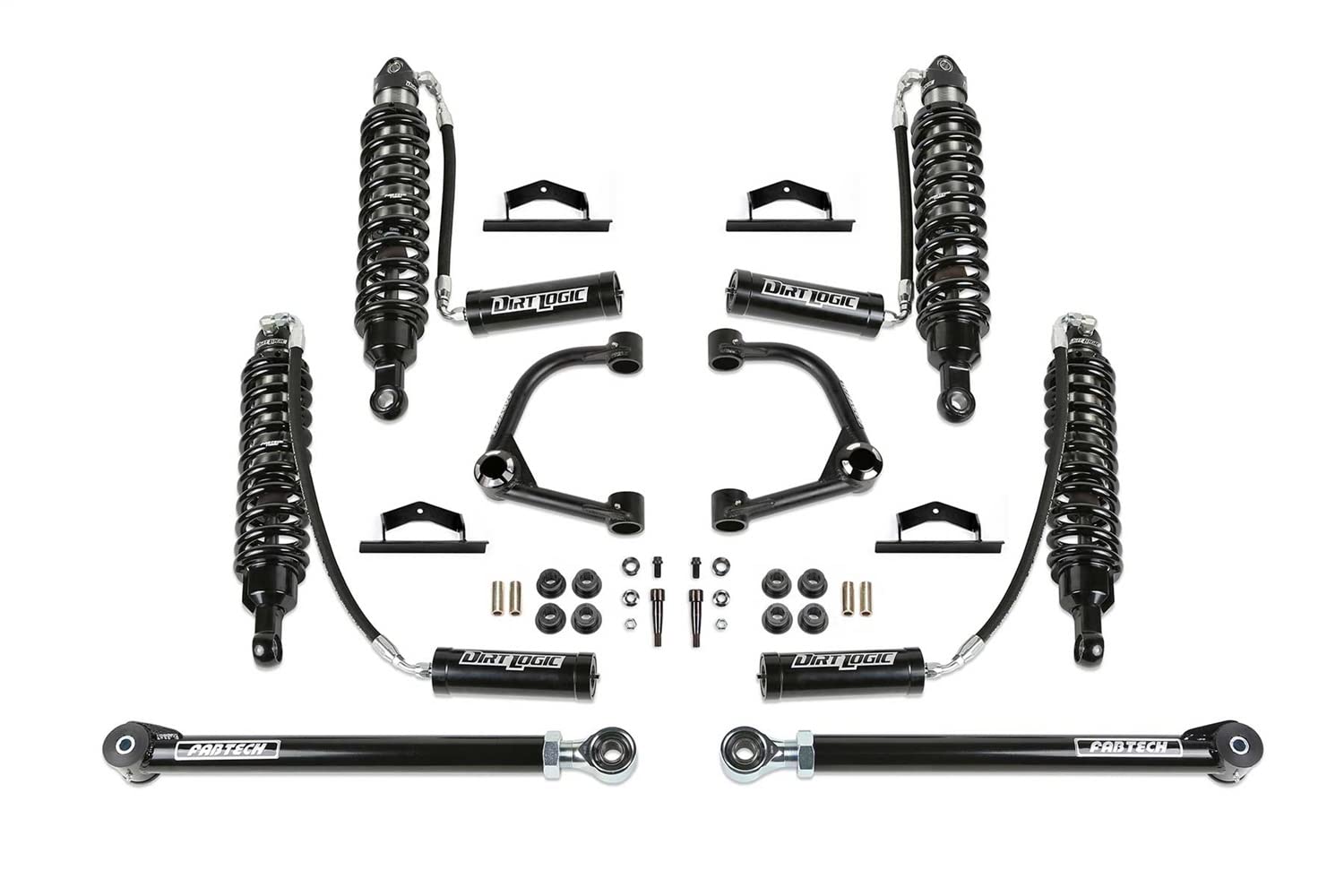 Fabtech - Kit UCA 21-22 Ford Bronco 4-Türer ohne Bilstein 4WD 4 Zoll mit Uniball und Resi Coilovers (K2385DL) von Fabtech