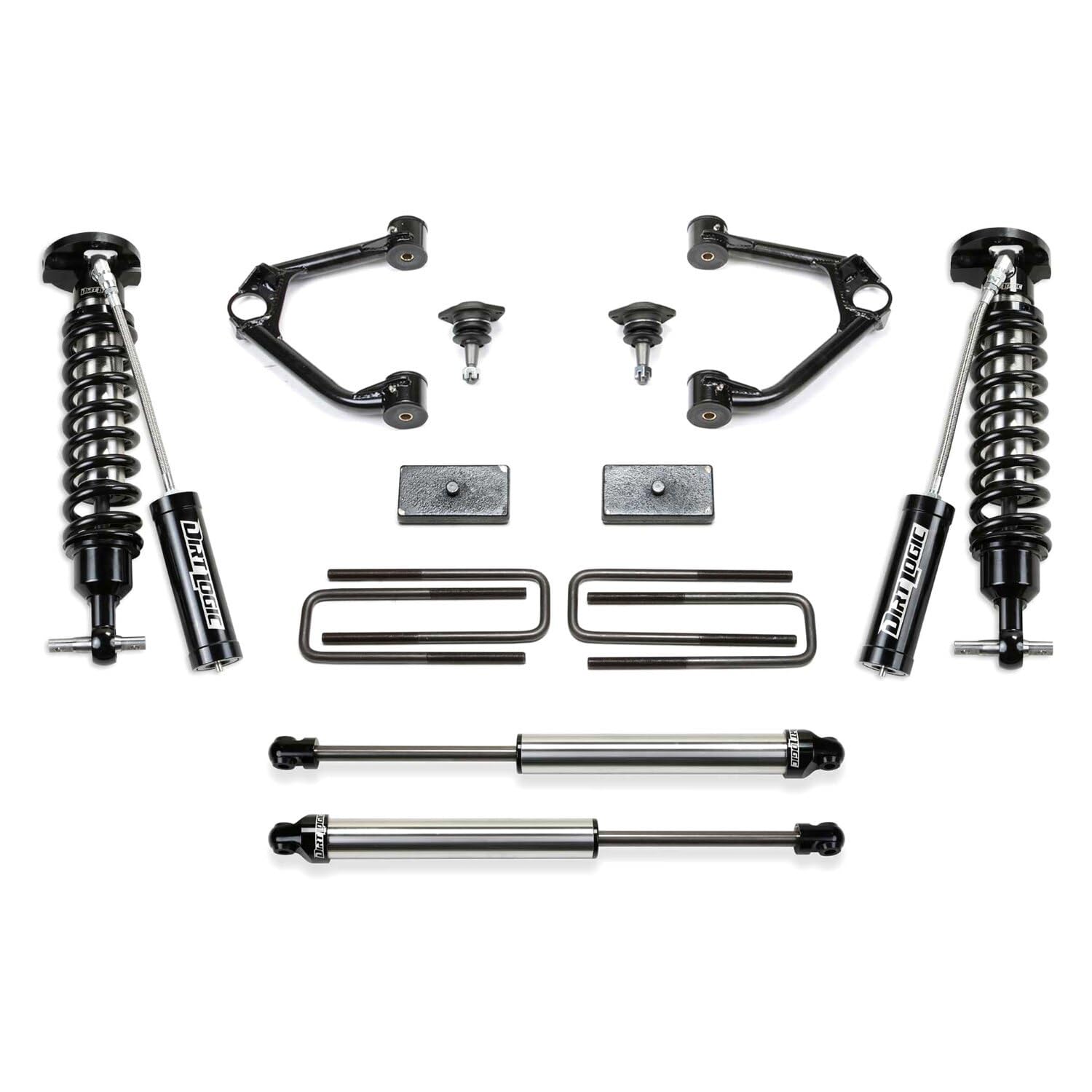 Fabtech Motorsports K1190DL 3 Budget Sys W/Dl 2.5 Resi & 2.25 von Fabtech