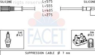 Facet 4.8616 Zⁿndleitungssatz von Facet