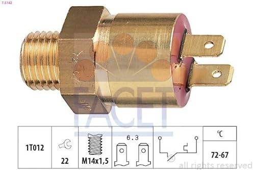 Facet 7.5142 Temperaturschalter, Kⁿhlerlⁿfter von Facet