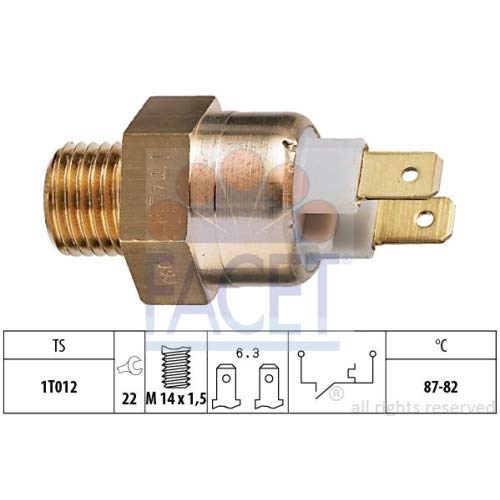 Facet 7.5146 Temperaturschalter, Khlerlfter von Facet