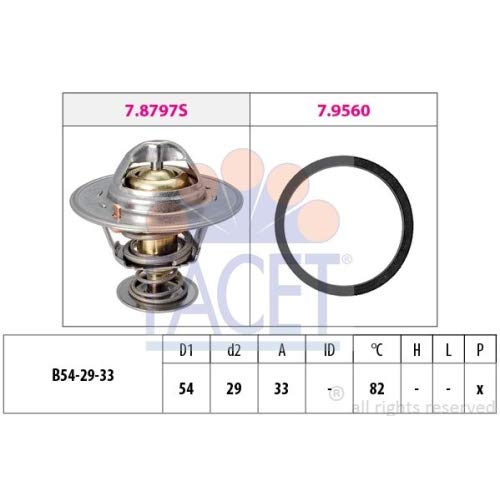 Facet 7.8797 Thermostat, Kⁿhlmittel von Facet