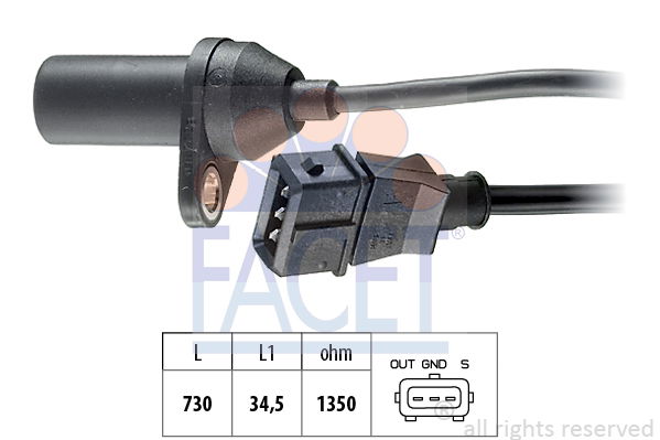 Impulsgeber, Kurbelwelle Facet 9.0157 von Facet