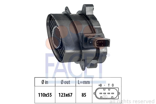 Luftmassenmesser Facet 10.1005 von Facet