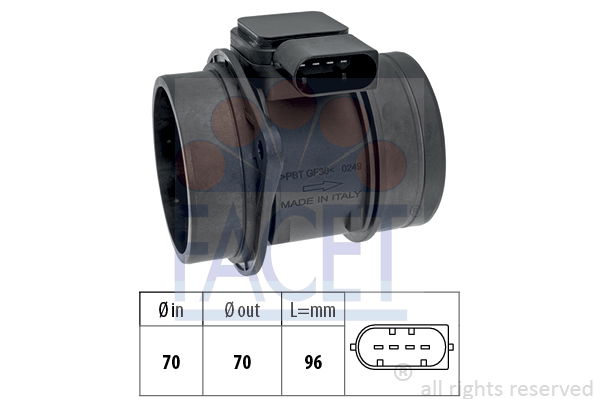 Luftmassenmesser Facet 10.1358 von Facet