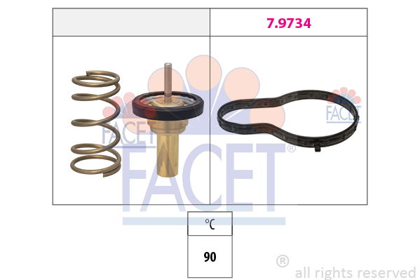 Thermostat, Kühlmittel Facet 7.7990 von Facet