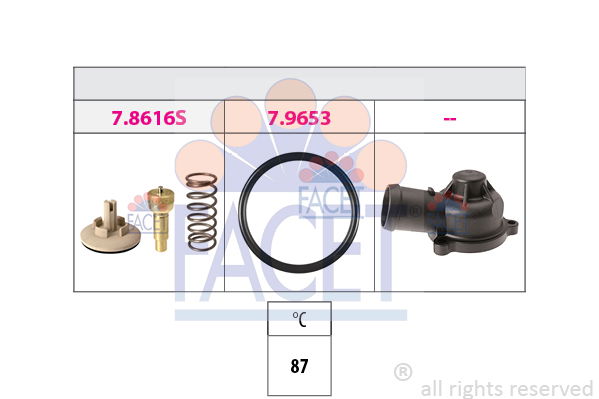 Thermostat, Kühlmittel Facet 7.8617K von Facet