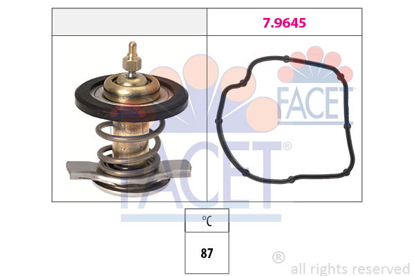 Thermostat, Kühlmittel Facet 7.8784 von Facet