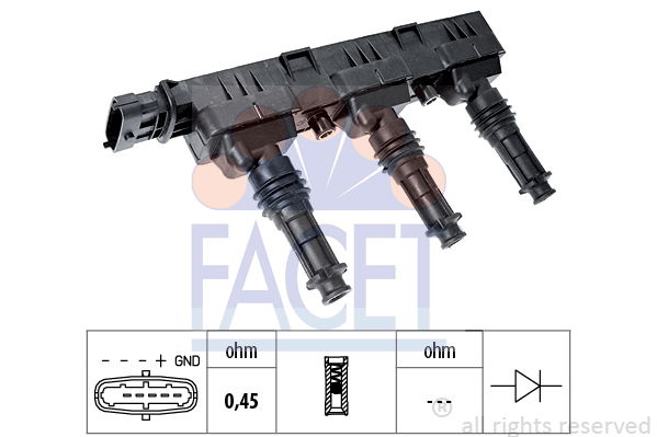 Zündspule Facet 9.6298 von Facet