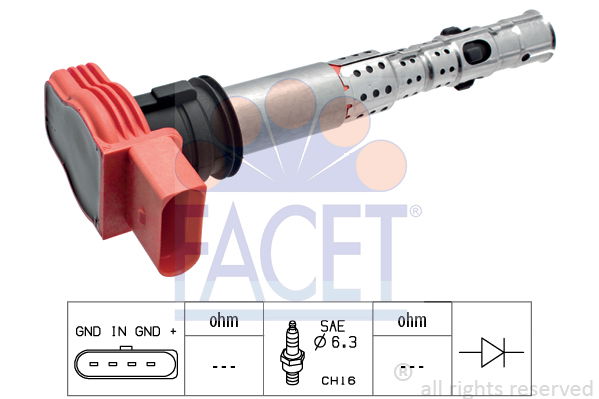 Zündspule Facet 9.6327 von Facet