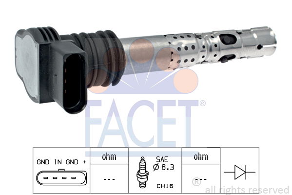 Zündspule Facet 9.6329 von Facet