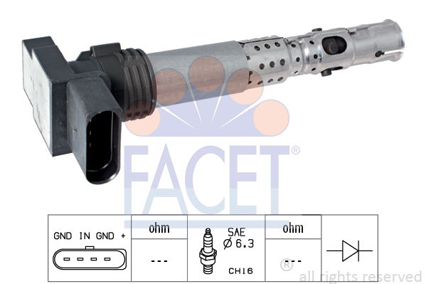 Zündspule Facet 9.6331 von Facet