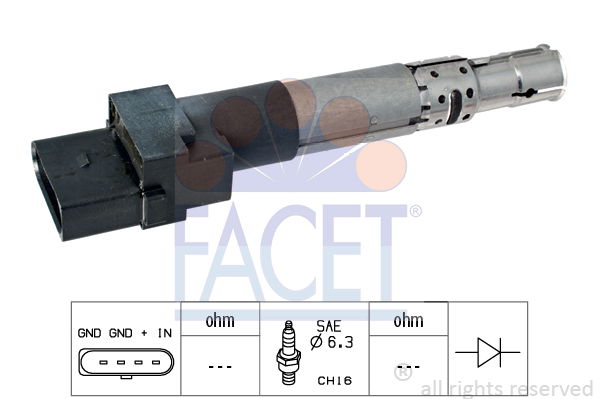 Zündspule Facet 9.6334 von Facet