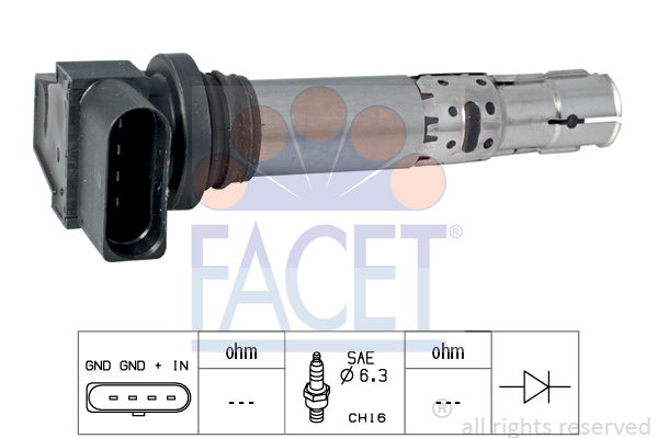 Zündspule Facet 9.6374 von Facet