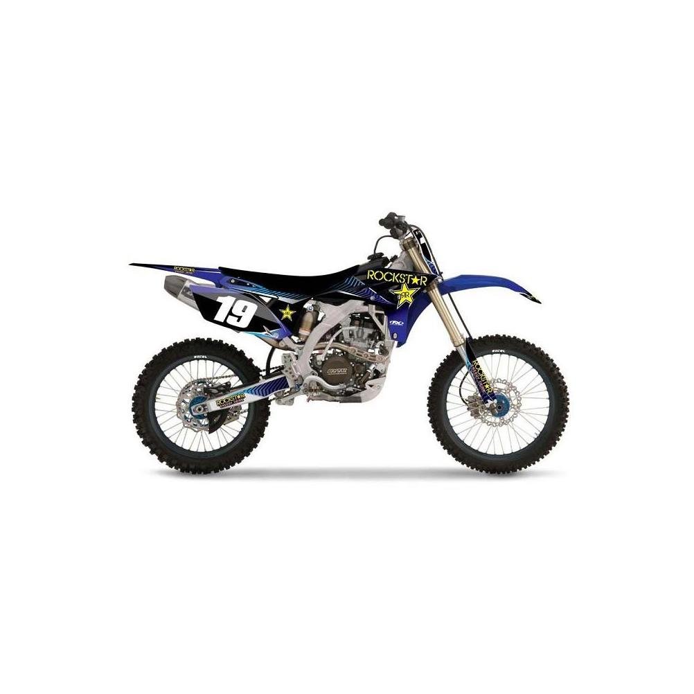 Factory Effex 15-02238 Rockstar Komplettes Abdeckhaube/Zierleiste/Untergabel Grafik-Kit für Yamaha YZ125/YZ250 von Factory Effex