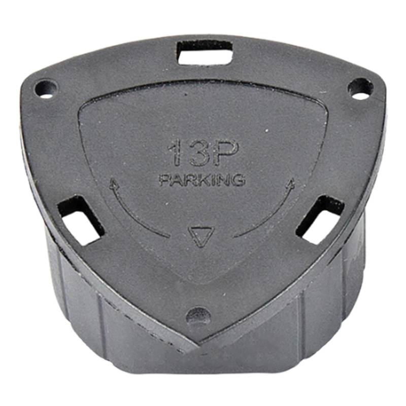 Facynde Anhänger Adapter Parking Cover Adapter Stecker Für PKW Anhänger Anhängerkupplung Schutzkappe Anhängerkupplung Anhänger Steckerhalter 13-polige Buchsenabdeckung von Facynde