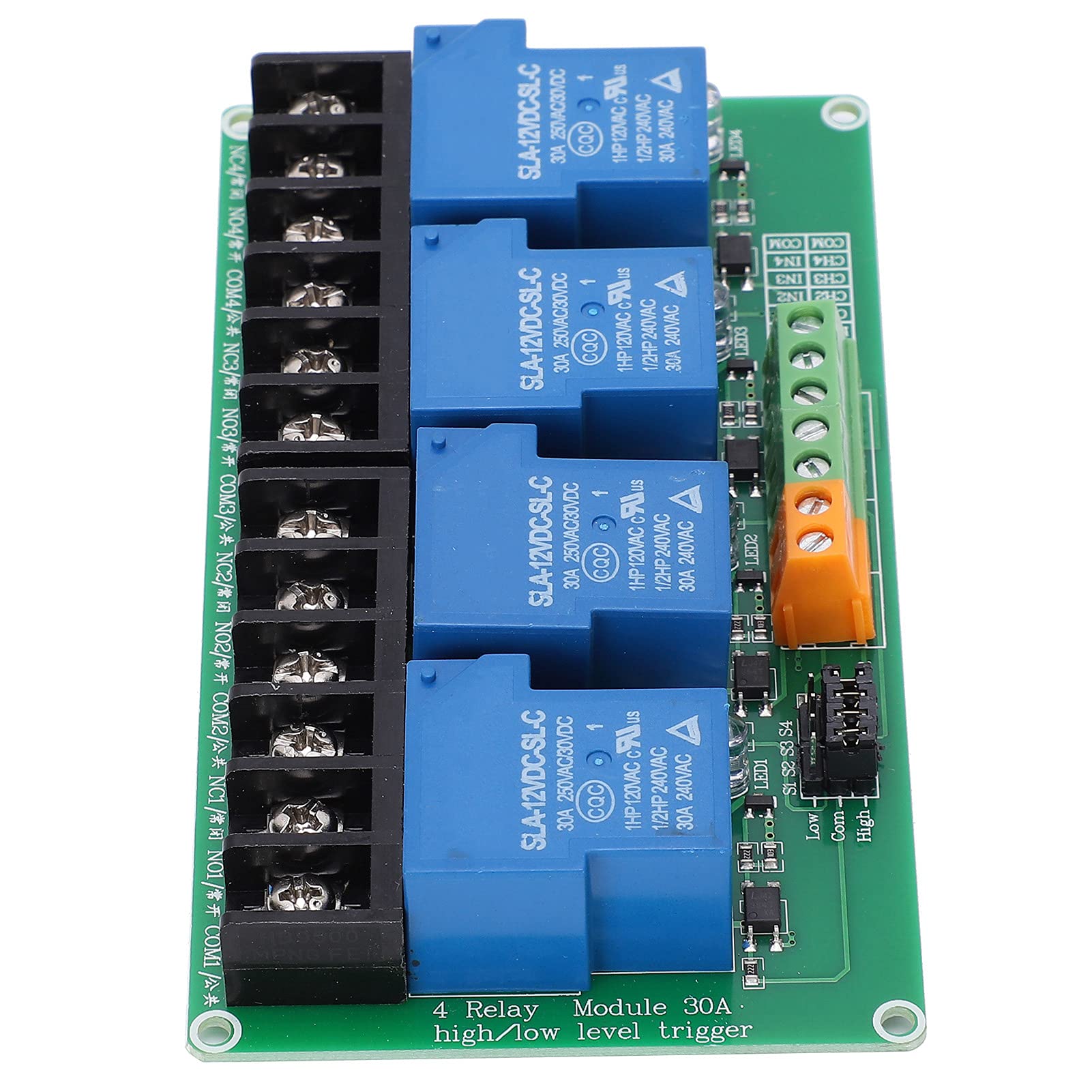 4 Kanalschaltungssteuermodul mit Hoher Trigger -Relaismodul für Automatisierte Schaltungen mit Niedrigem Niedrigpegel (12V) von Fafeicy