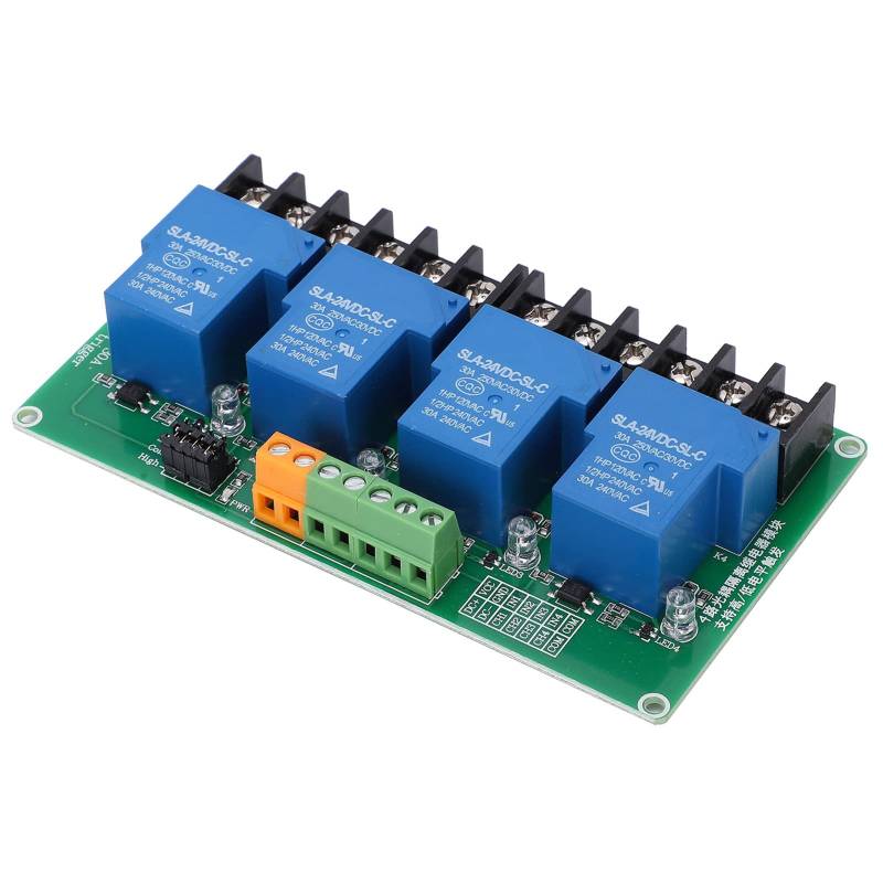 4 Kanalschaltungssteuermodul mit Hoher Trigger -Relaismodul für Automatisierte Schaltungen mit Niedrigem Niedrigpegel (24V) von Fafeicy