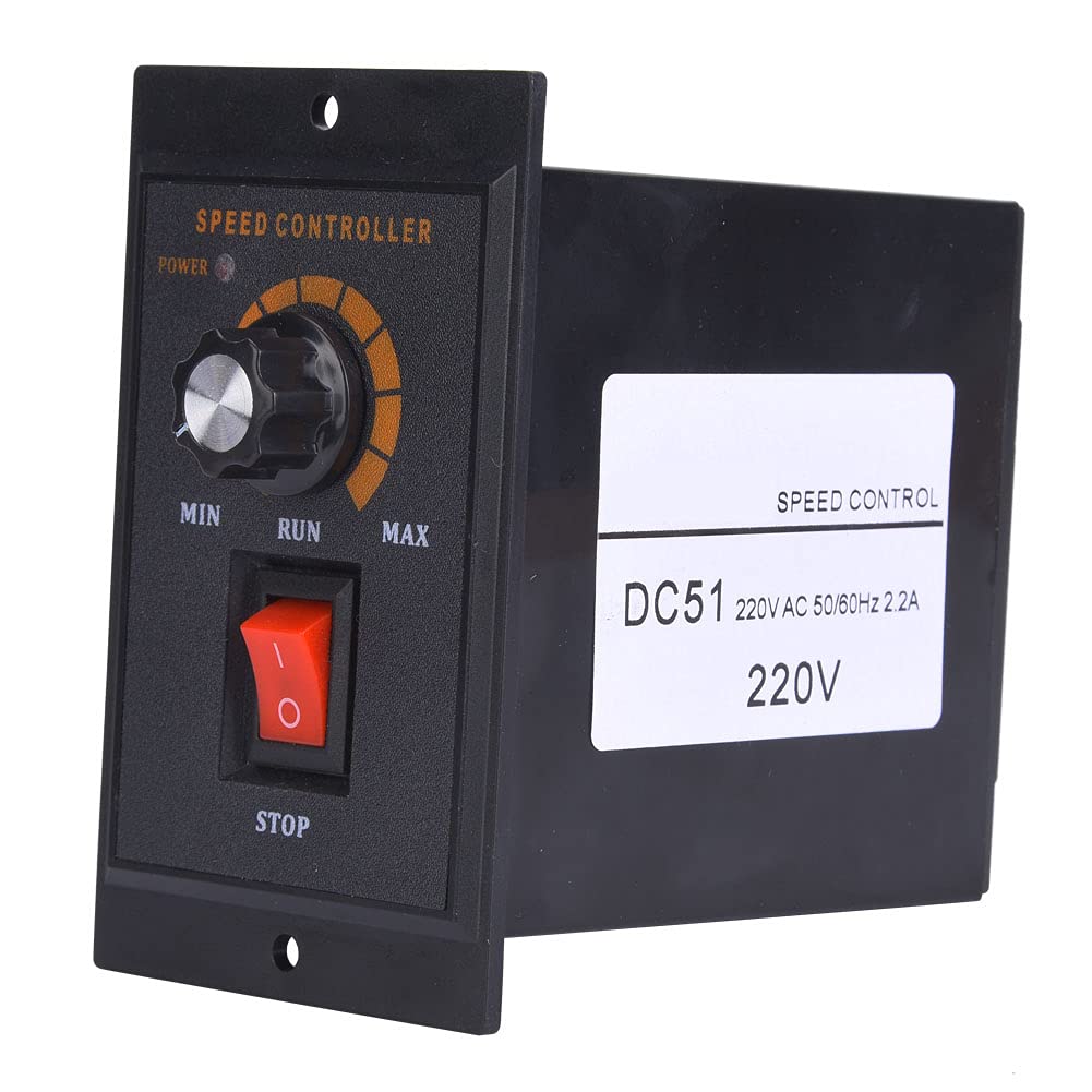 Fafeicy DC-51 DC Motor Controller Weiter Geschwindigkeitsregulation, Geeignet für den Kleinen Stromversand von 120 W 2,2A Vorwärtsrotation (Ausgangsspannung 0-220 VDC) von Fafeicy