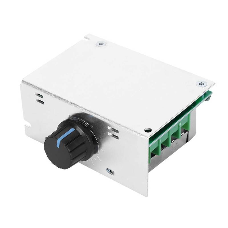 Fafeicy DC Motorcontroller Regler, AC220V Hochspannungs Elektronik Steppplatine, 500K mit Schalter, für stufenlose Drehzahlschalter, Potentiometer (linear) von Fafeicy