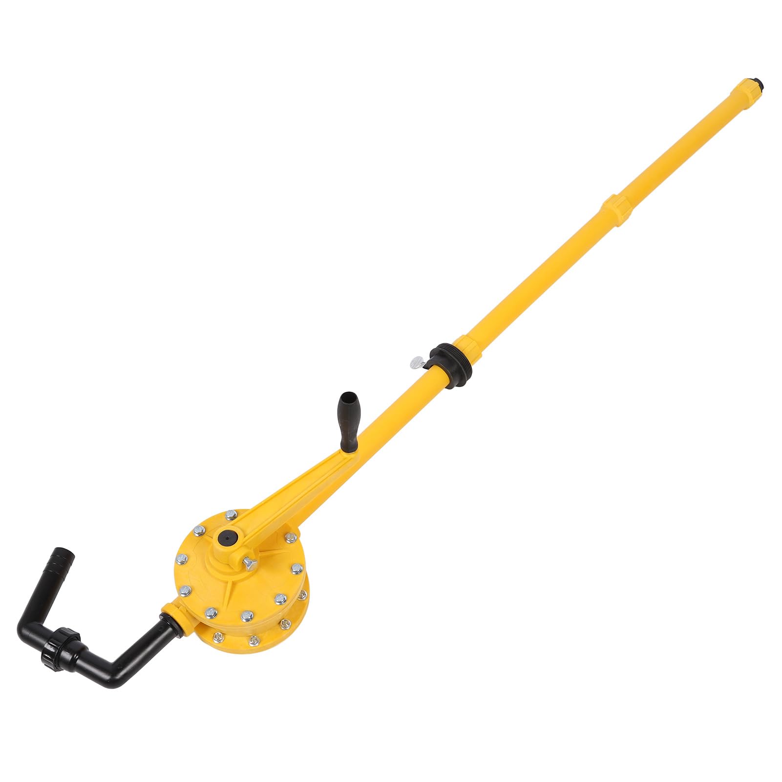 Manuelle Pumpe, Fass-Handpumpe, 3–5 M Hub, 35 L/min, Robust, Anwendbar auf Fässer mit 5 Bis 55 Gallonen, Leicht und Tragbar für Öltransferpumpen mit PP-Material von Fafeicy