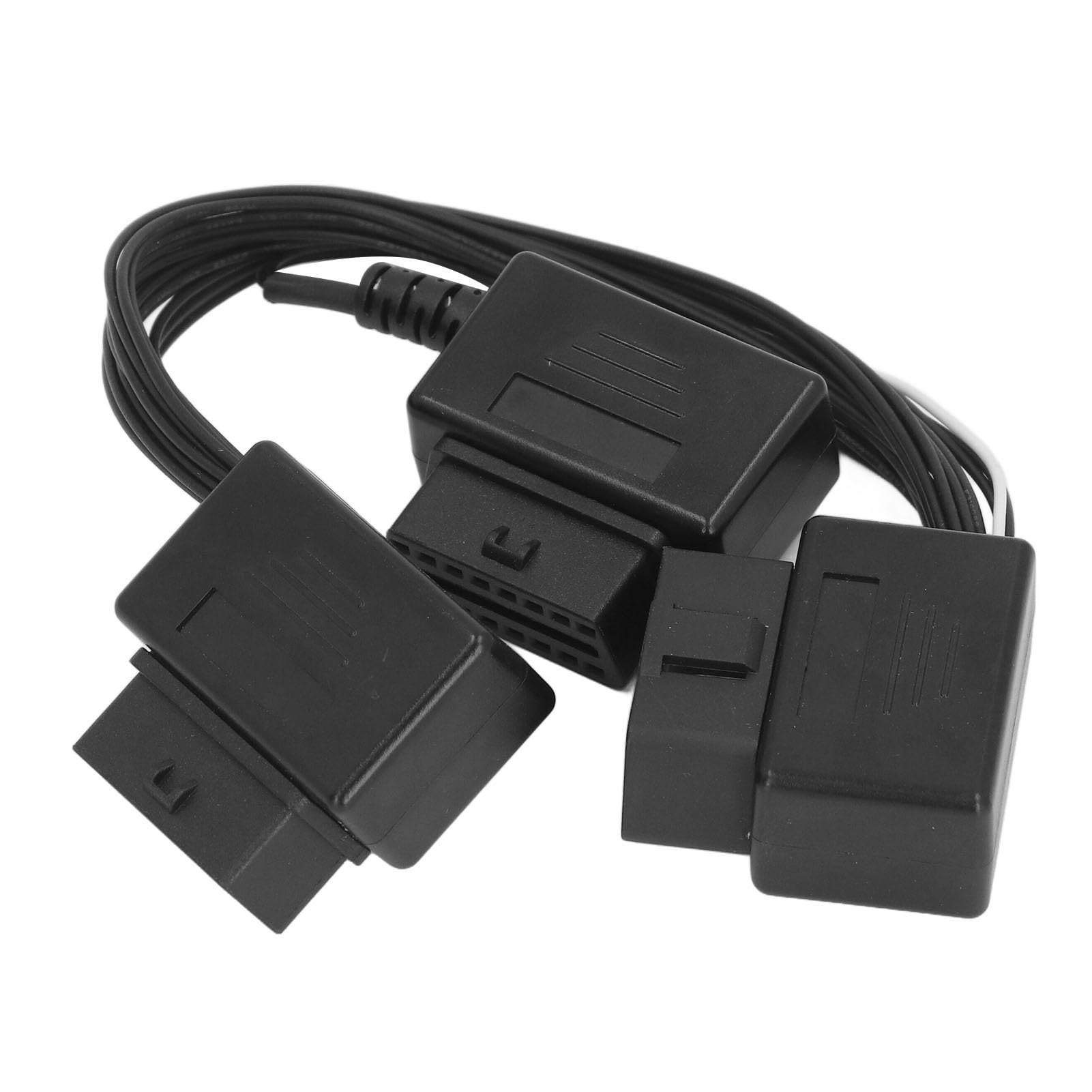 OBD-Splitter, OBD-Splitter-Verlängerungskabel, 16 Y-Kabel, Verbindet Zwei OBDII-Geräte, Alle Fahrzeug-OBD2-Protokolle, für LKW, Minivans, Werkzeuge von Fafeicy