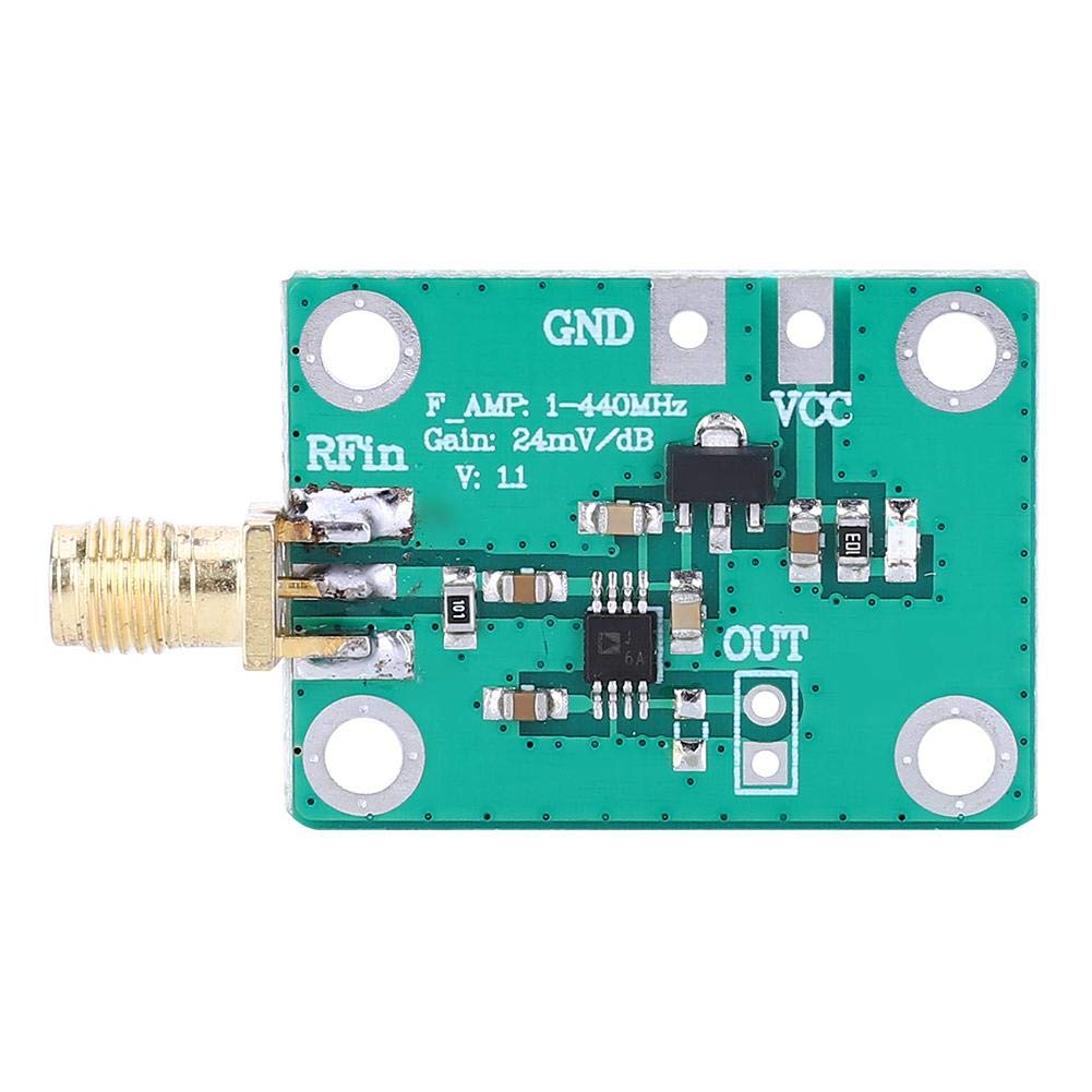 RF Logarithmic Detector Board AD8310 1-440MHz Leistungstester Messgerät Elektronische Komponente DC3.0-5. 5V 50mA von Fafeicy