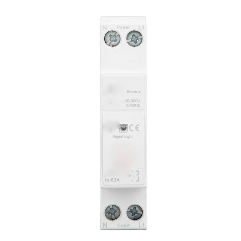 WiFi Smart Circuit Breaker Switch, Fernbedienung, Echtzeitanzeige, Drahtlose Mobiltelefonsteuerung von Haushaltsgeräten, Stromschwellenschutz mit Einstellungen, (63A) von Fafeicy