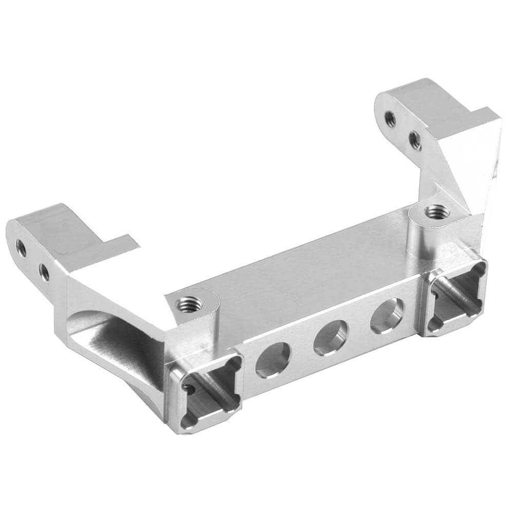 Aluminiumlegierung Hinterer Stoßstangenhalterung für 4 RC Crawler Car, CNC, Bearbeitet mit Einer Anodisierungsbehandlung, (F8237S Silber) von Fafeims